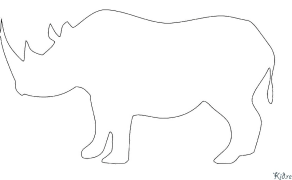 rhinocéros Coloriages À Imprimer